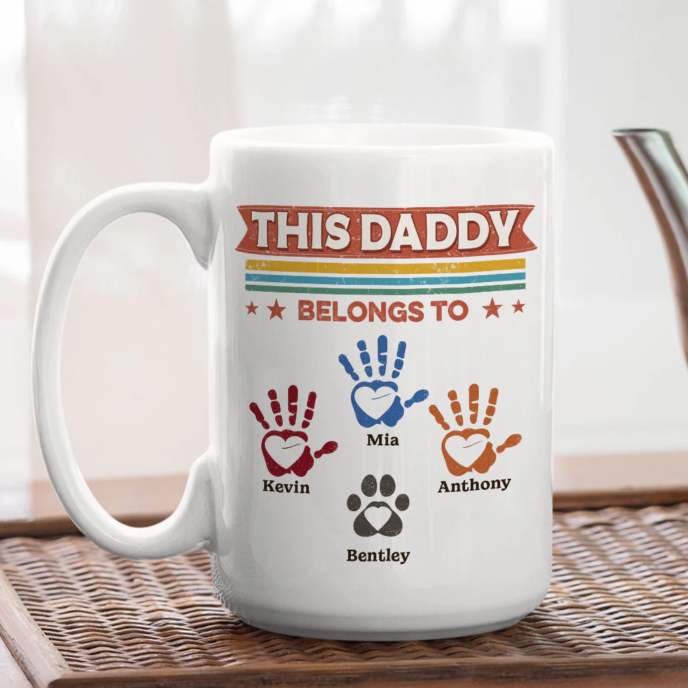 Our Daddy - Personalized Custom Coffee Mug - Image 4