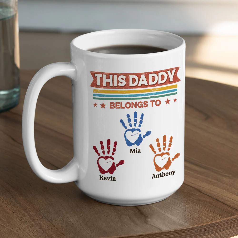 Our Daddy - Personalized Custom Coffee Mug - Image 5