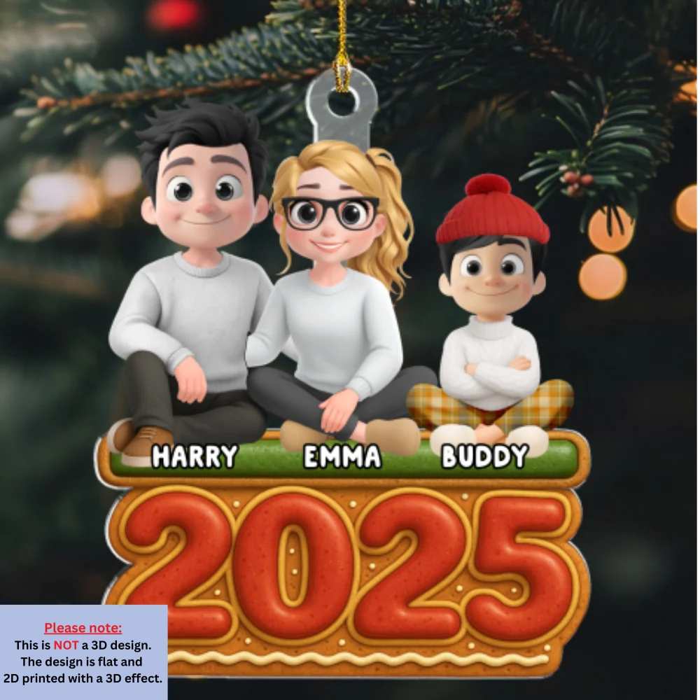 Our Family Cookies - Personalized Custom Acrylic Ornament - Image 6