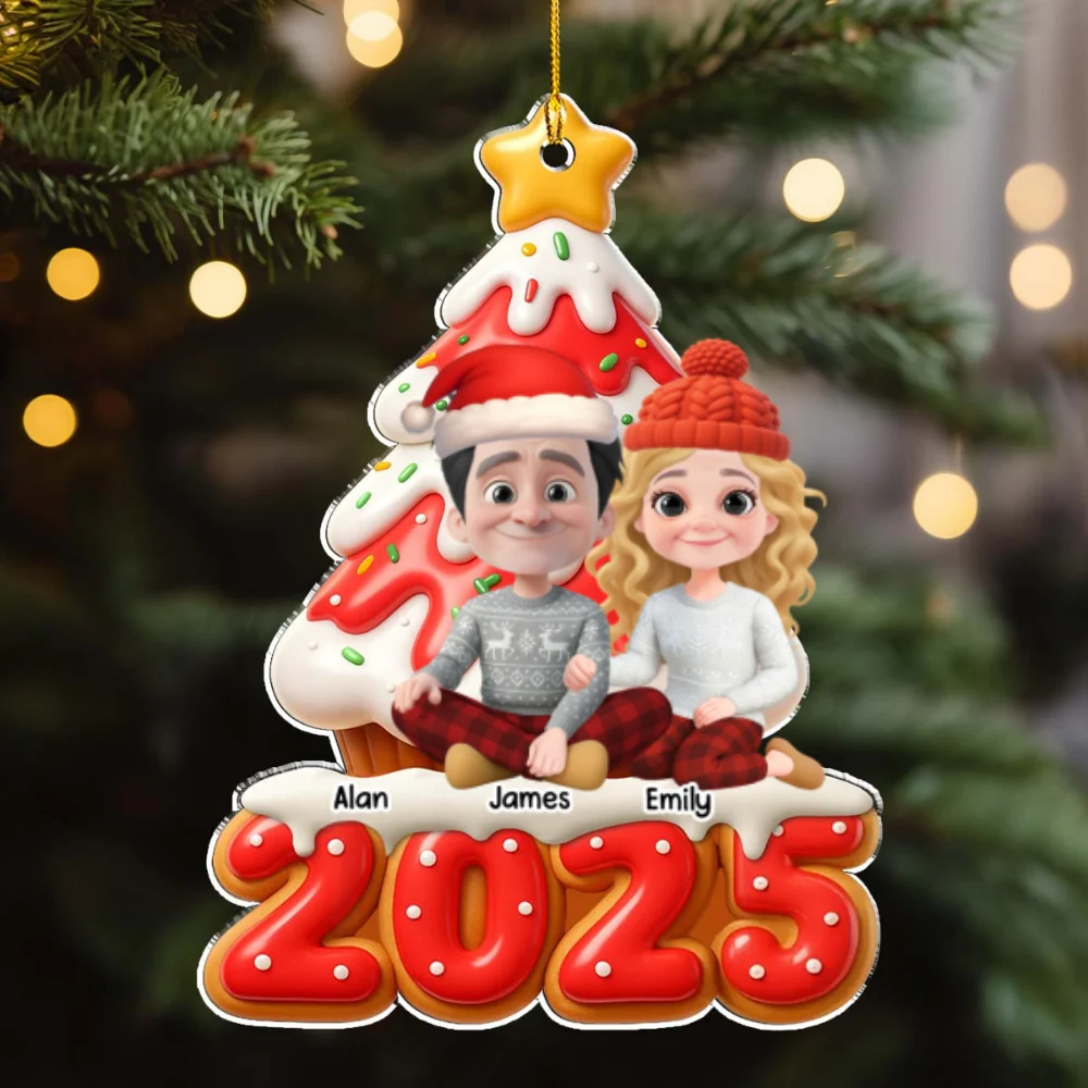 Our Family Is Sweet - Personalized Custom Acrylic Ornament - Image 7