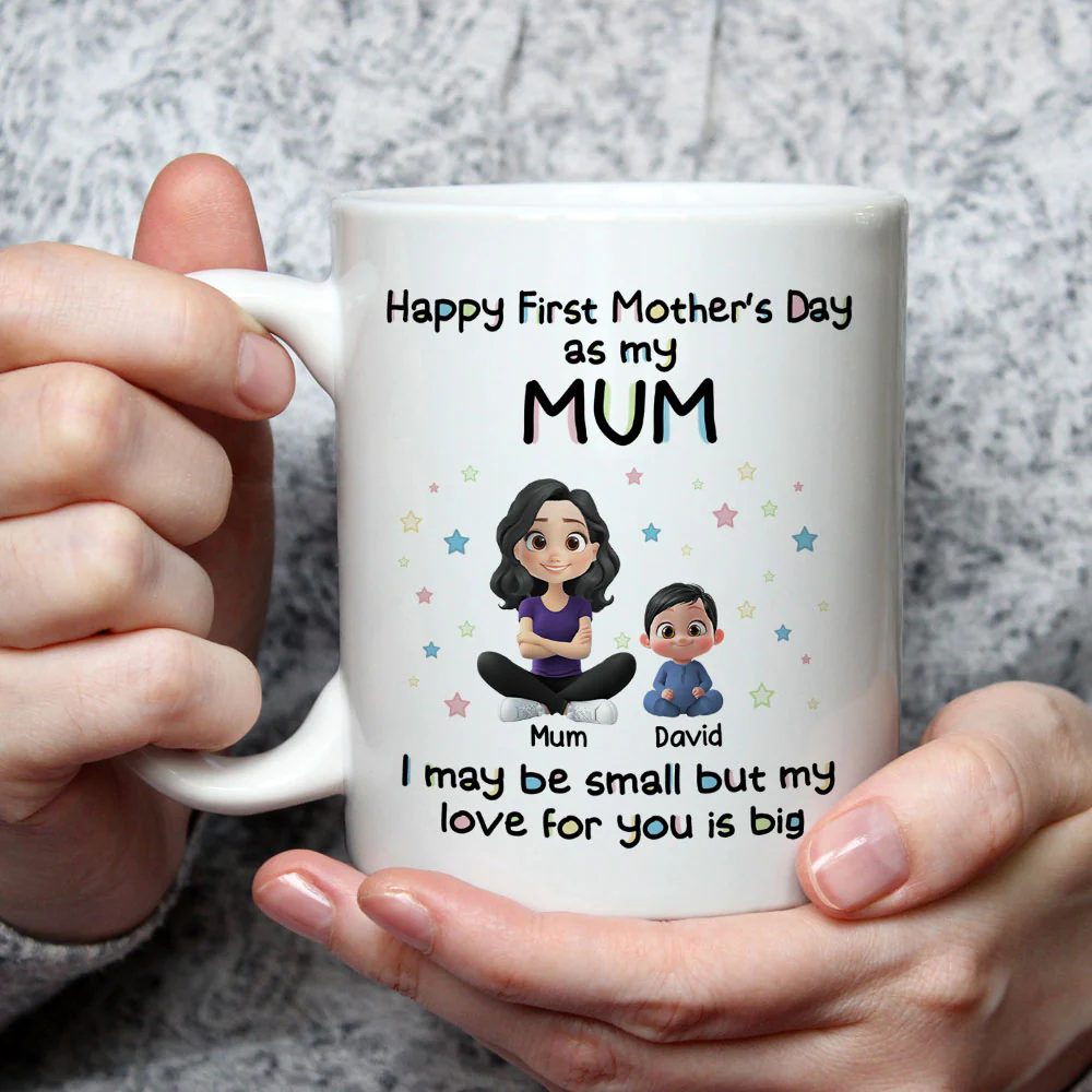 Our First Mother Day 2 - Personalized Custom Coffee Mug - Image 3