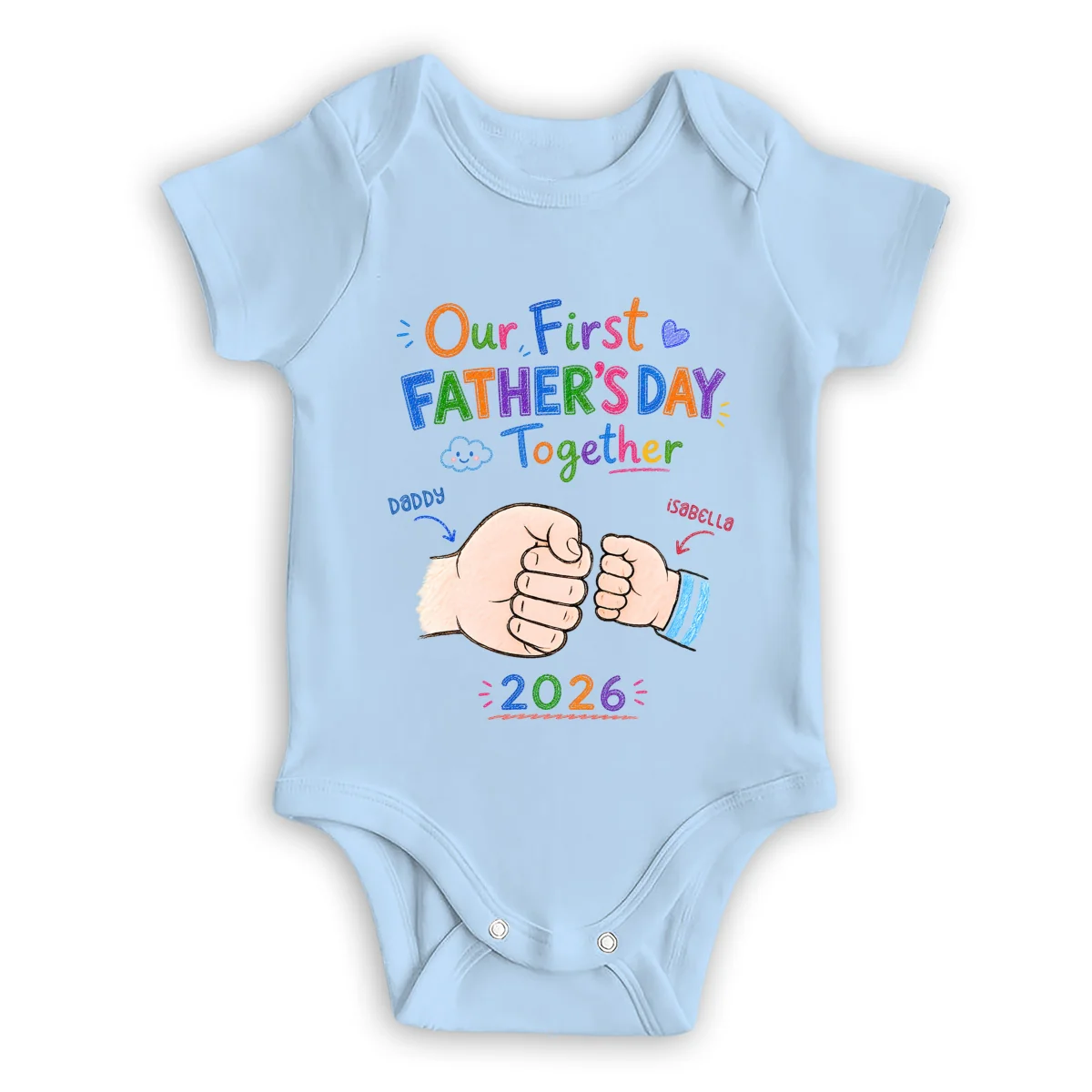 Our First Year - Personalized Custom Baby Onesie - Image 7