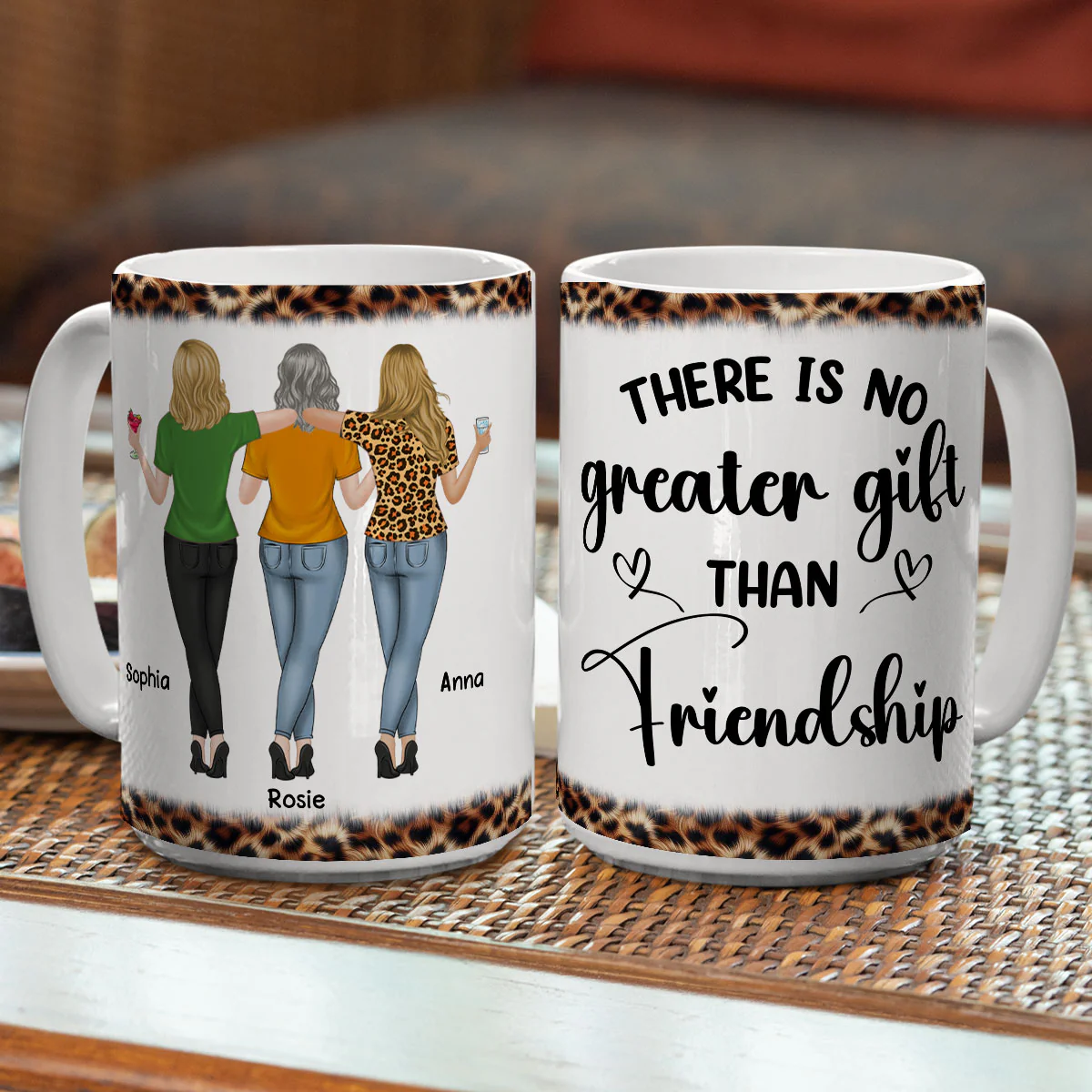 Our Friendship - Personalized Custom Coffee Mug - Image 5