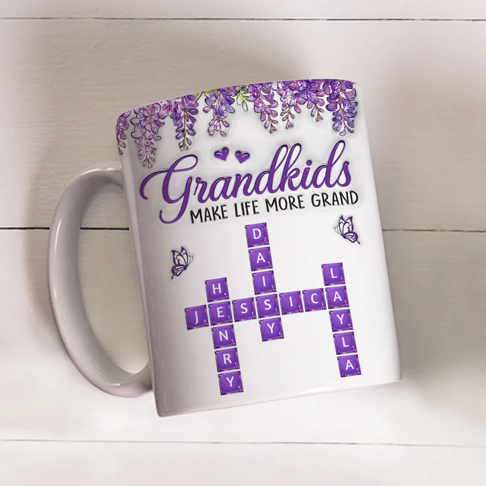 Our Grandma - Personalized Custom 3D Inflated Effect Mug - Image 3
