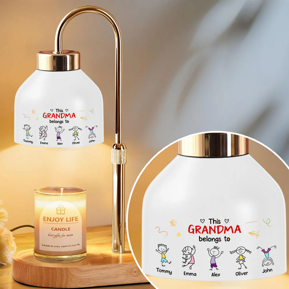 Our Grandma - Personalized Custom Candle Warmer Lamp