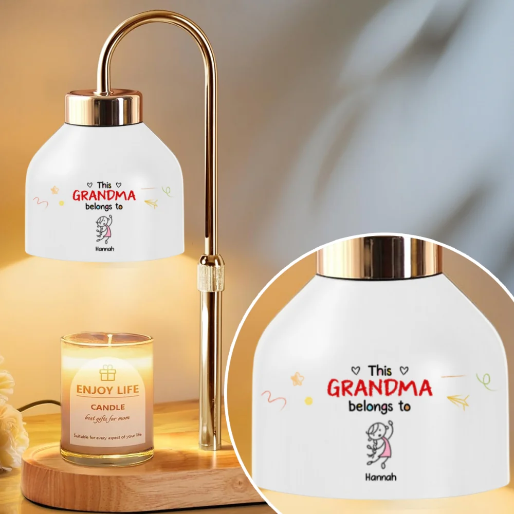 Our Grandma - Personalized Custom Candle Warmer Lamp - Image 6