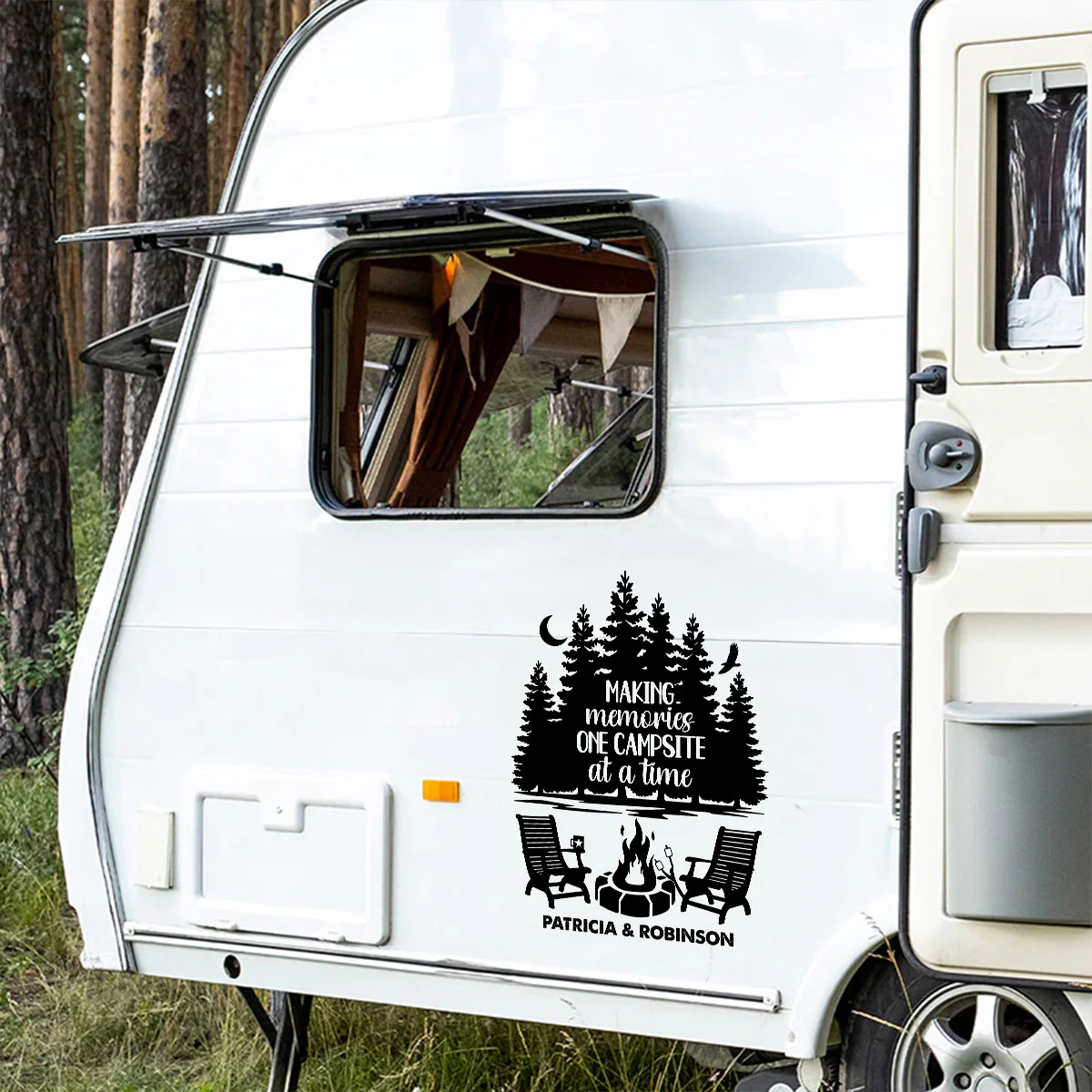 Our Happy Place - Personalized Custom Decal - Image 6