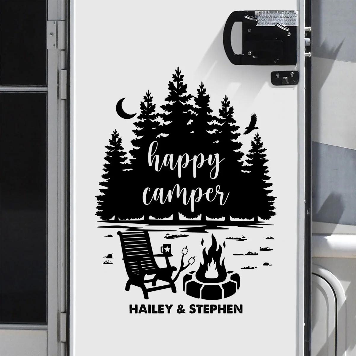 Our Happy Place - Personalized Custom Decal - Image 9