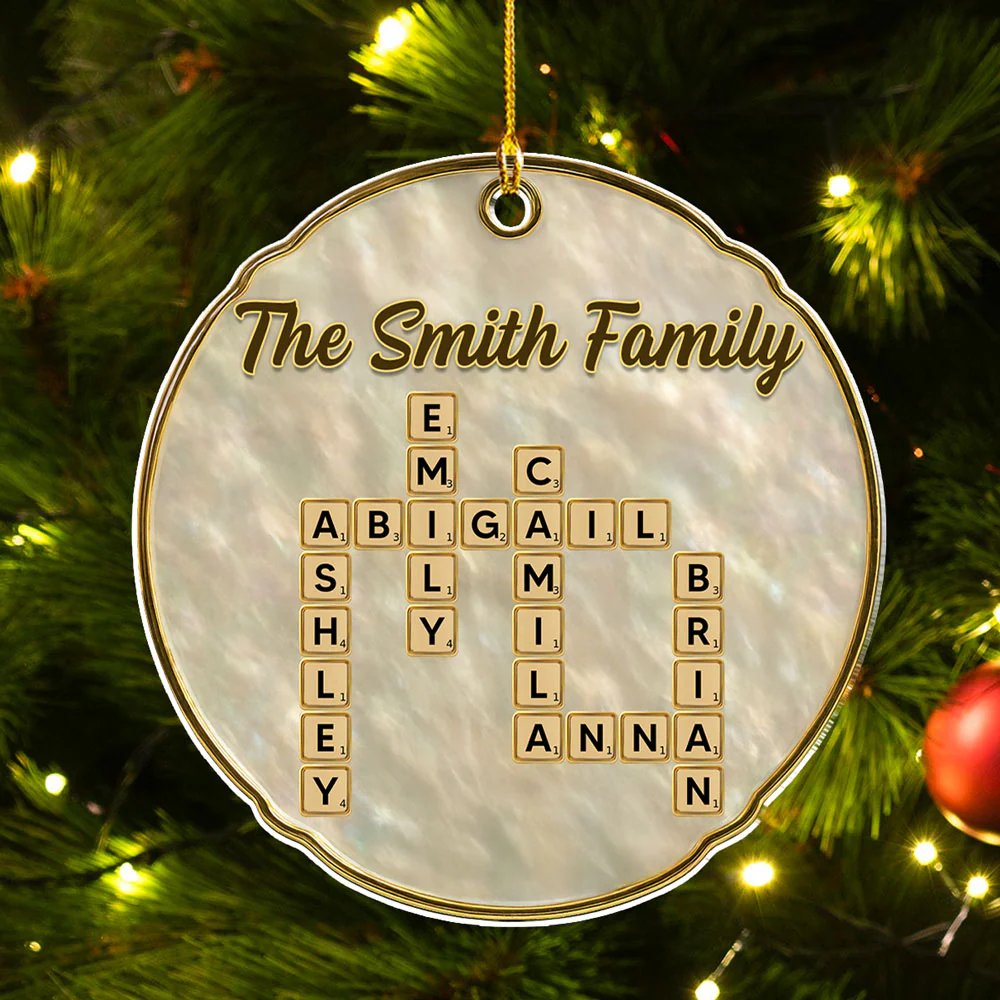 Our Home - Personalized Custom Acrylic Ornament - Image 3