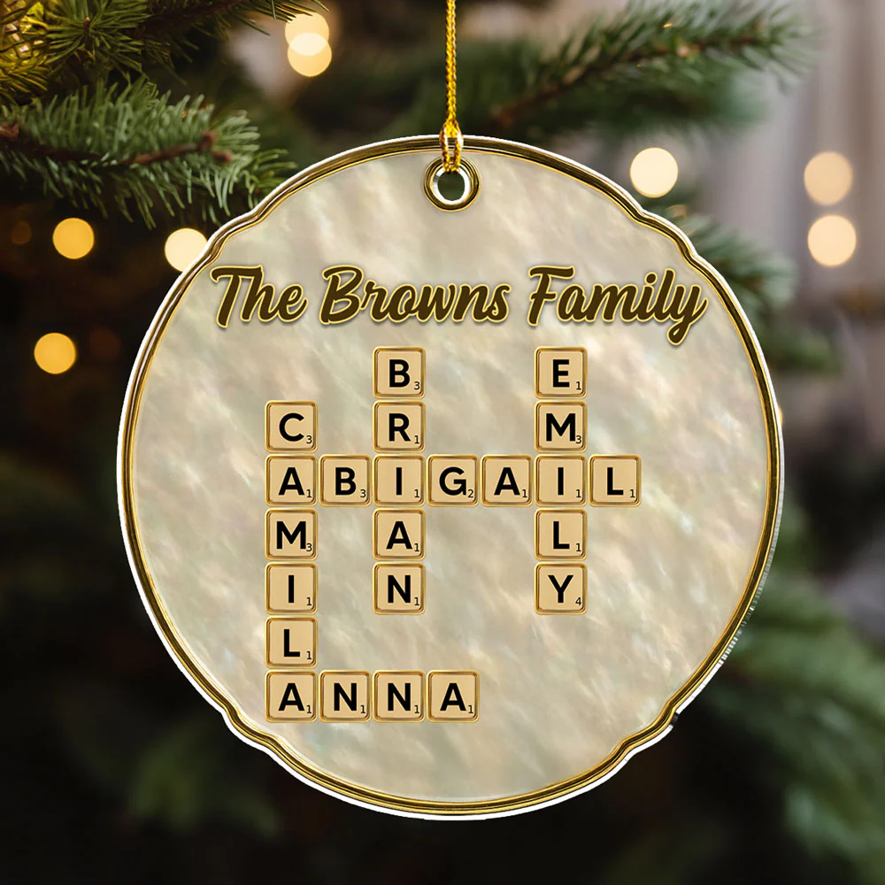 Our Home - Personalized Custom Acrylic Ornament - Image 4