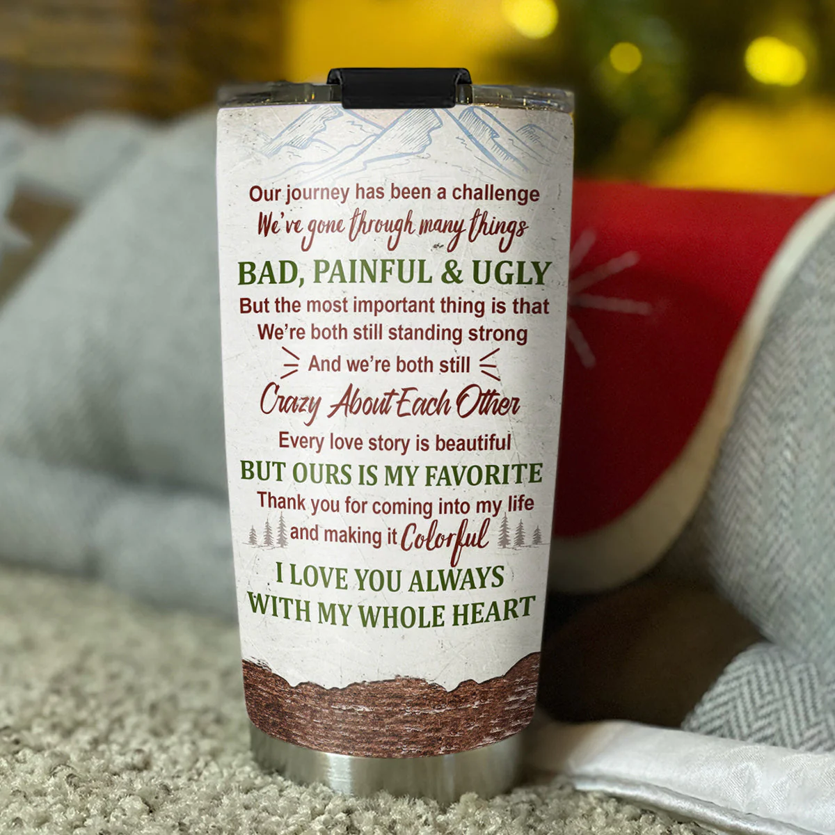 Our Journey Has Been A Challenge We Have Gone Through Many Things - Personalized Custom Tumbler - Image 5