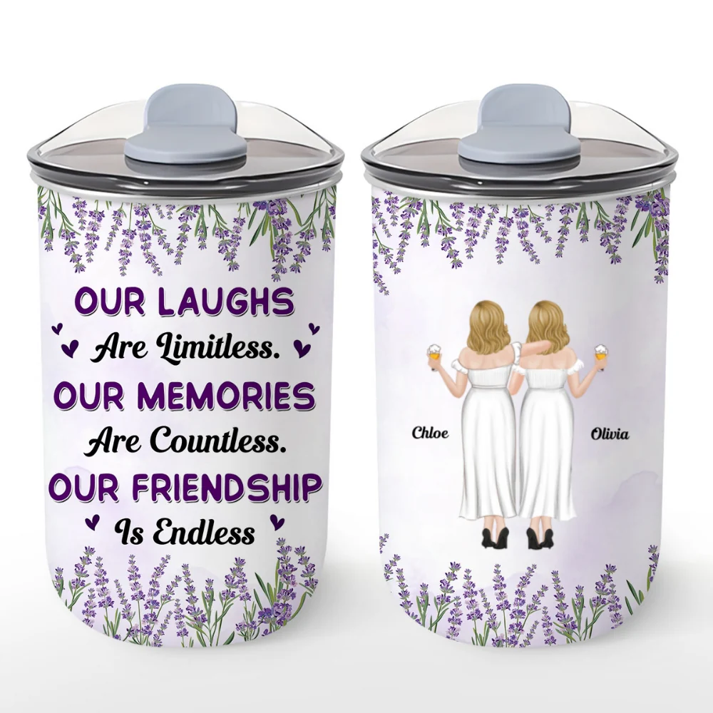 Our Laughs Our Memories - Personalized Custom 10oz Tumbler - Image 4
