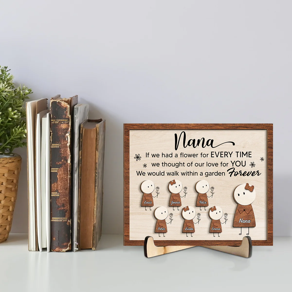 Our Love For You - Personalized Custom Wooden Plaque - Image 5