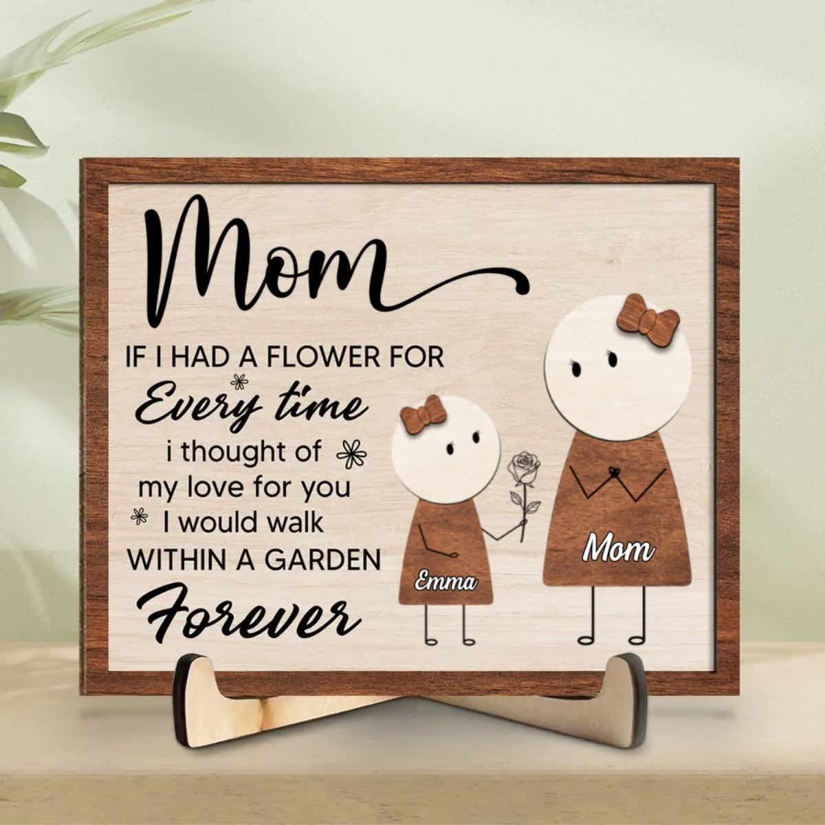 Our Love For You - Personalized Custom Wooden Plaque - Image 7