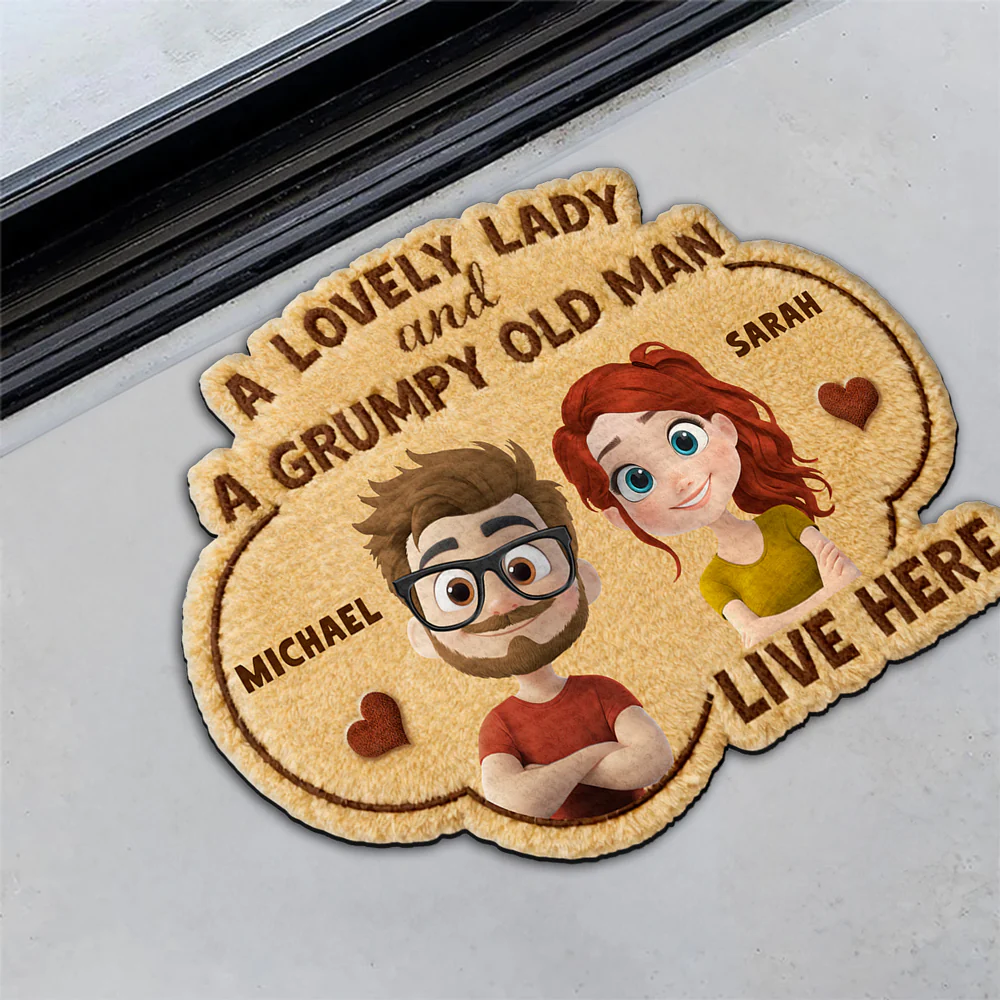 Our Love Live Here - Personalized Custom Doormat - Image 3