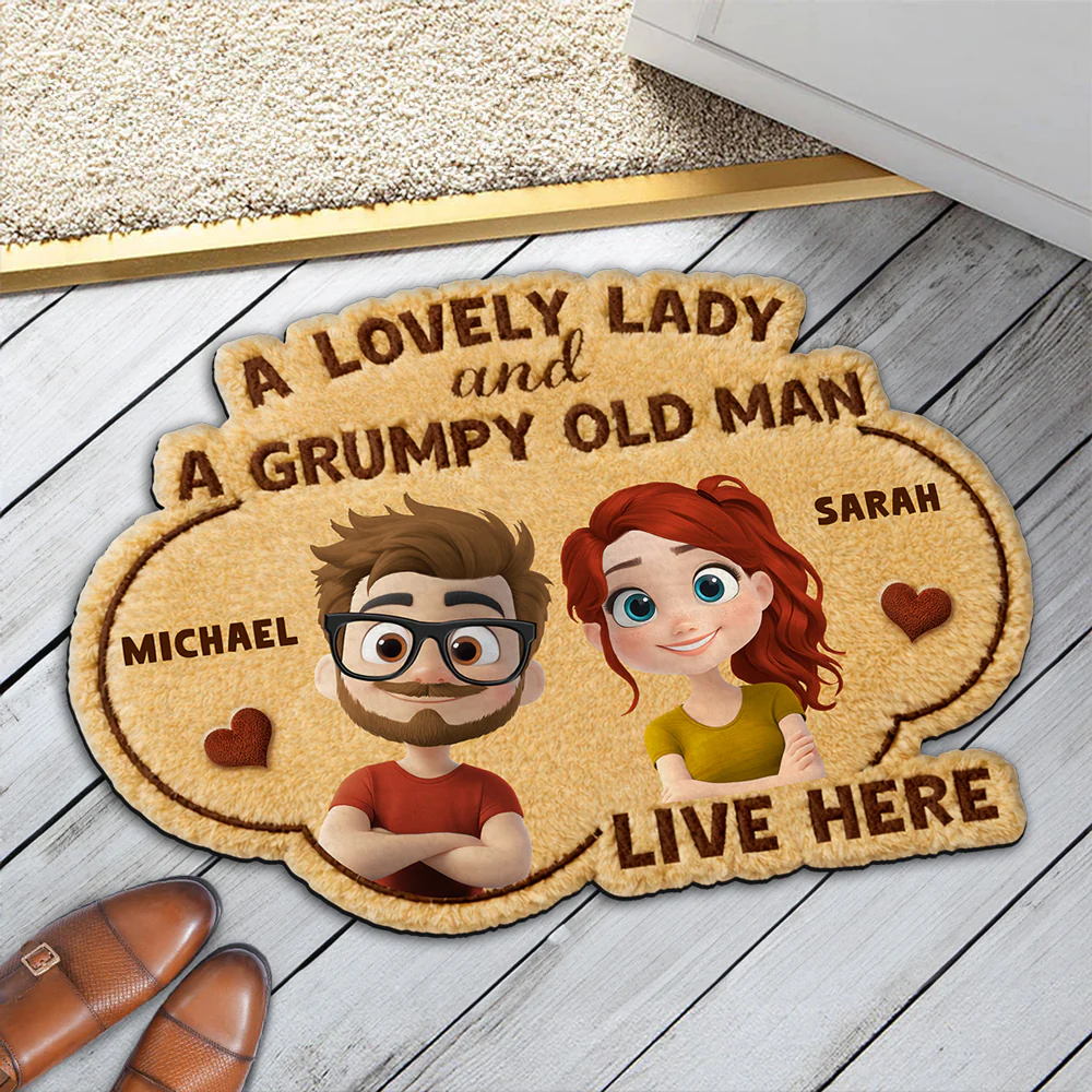 Our Love Live Here - Personalized Custom Doormat - Image 4