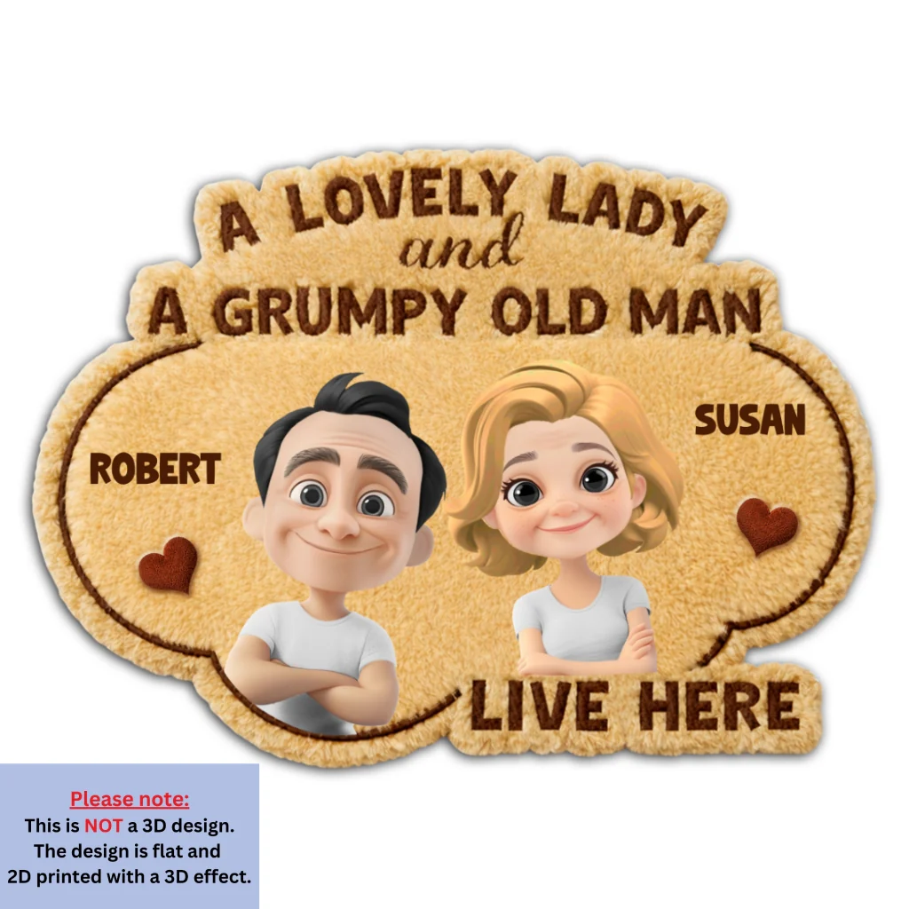 Our Love Live Here - Personalized Custom Doormat - Image 8