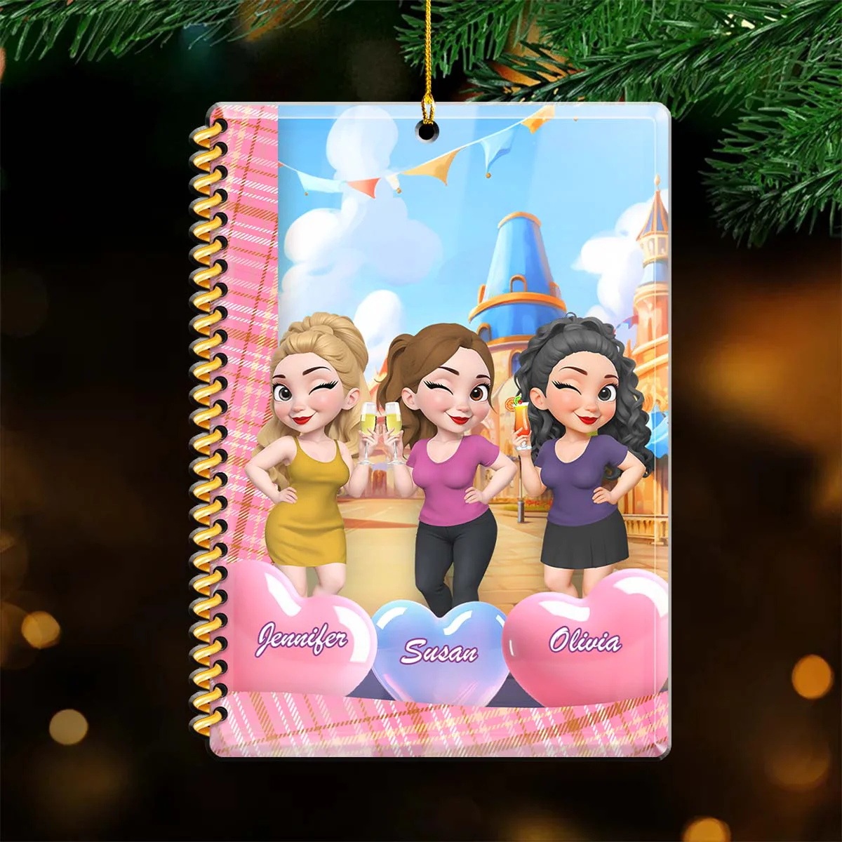 Our Magical Moments - Personalized Custom Acrylic Ornament - Image 3