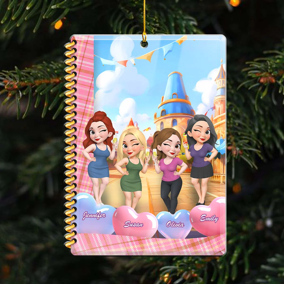 Our Magical Moments - Personalized Custom Acrylic Ornament - Image 4