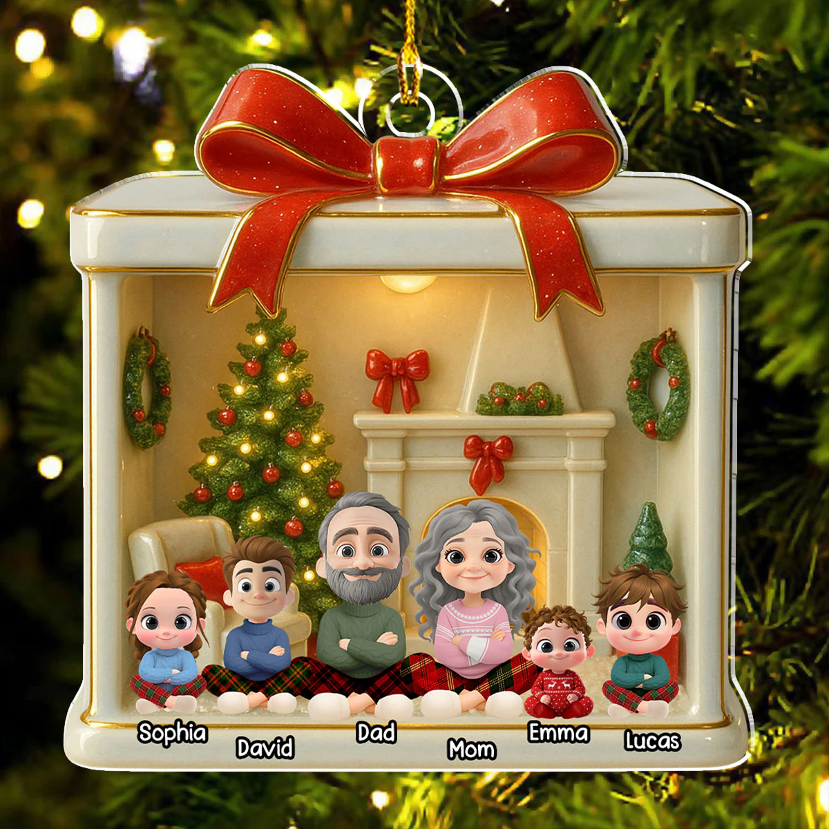 Our Story 2025 - Personalized Custom Acrylic Ornament - Image 4