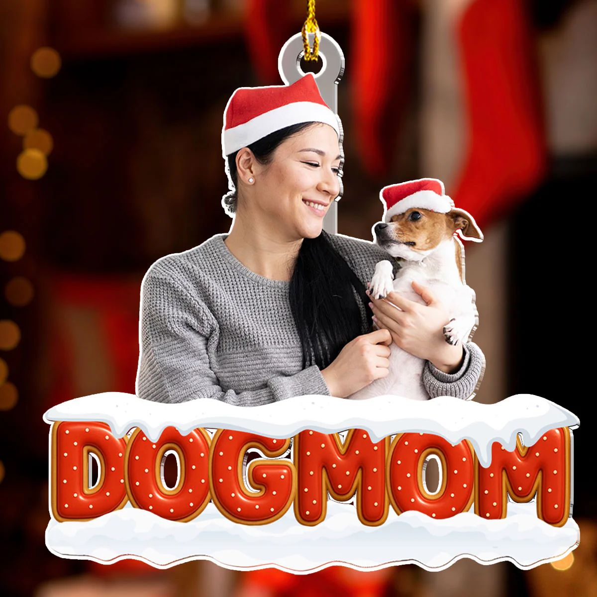 Our Unbroken Bond Photo - Personalized Custom 3D Effect Acrylic Ornament - Image 2