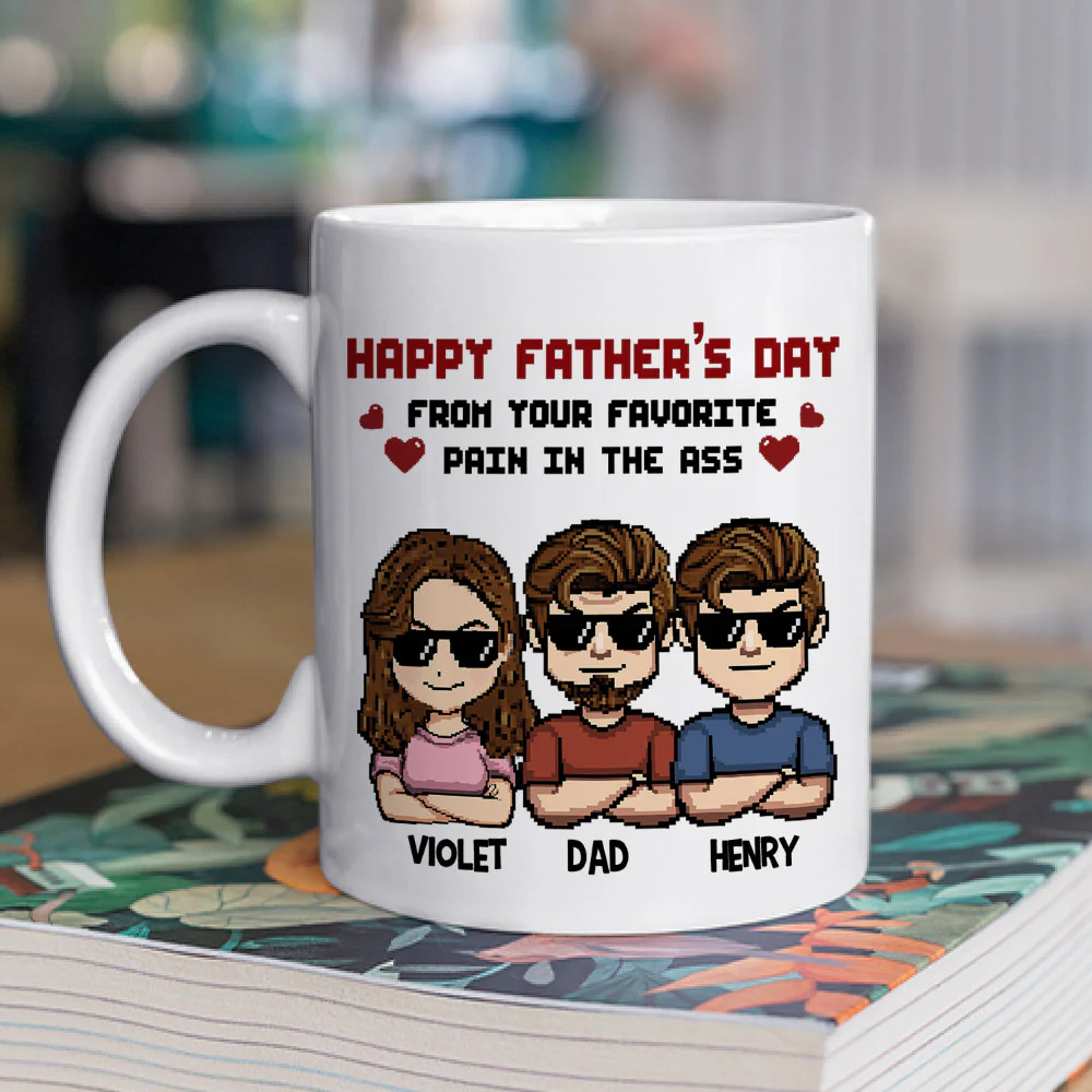 Pain In The Ass - Personalized Custom Coffee Mug - Image 2