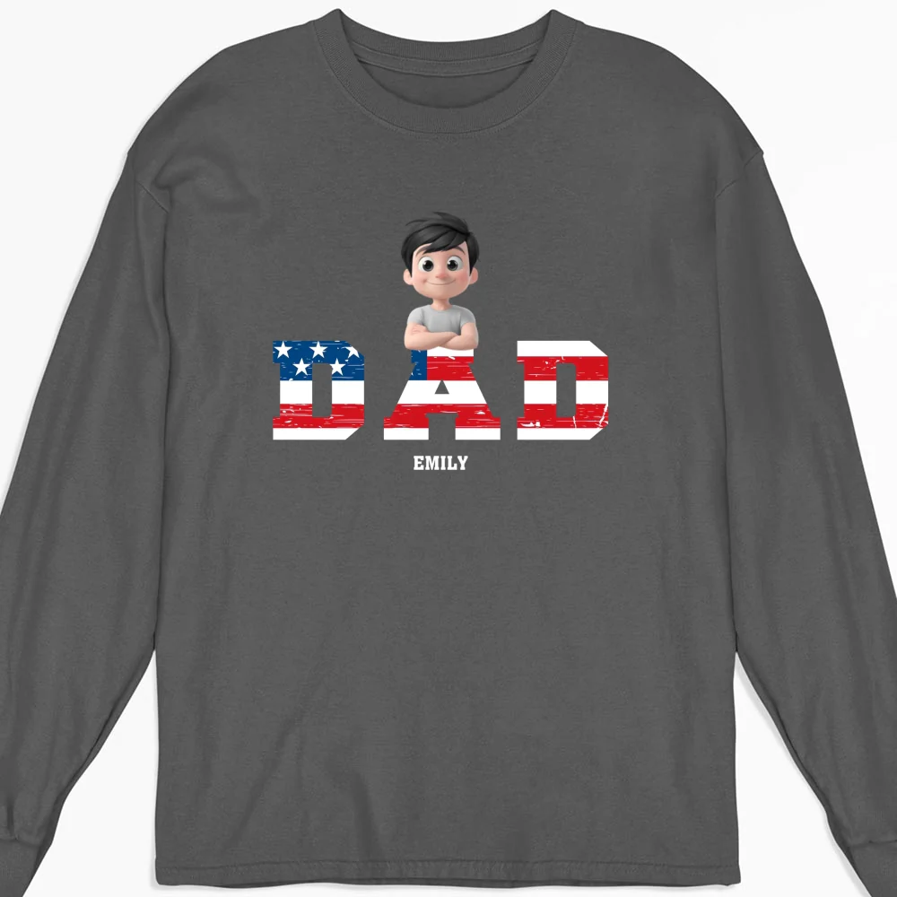 Papa Is The Best - Personalized Custom Shirt - Image 13