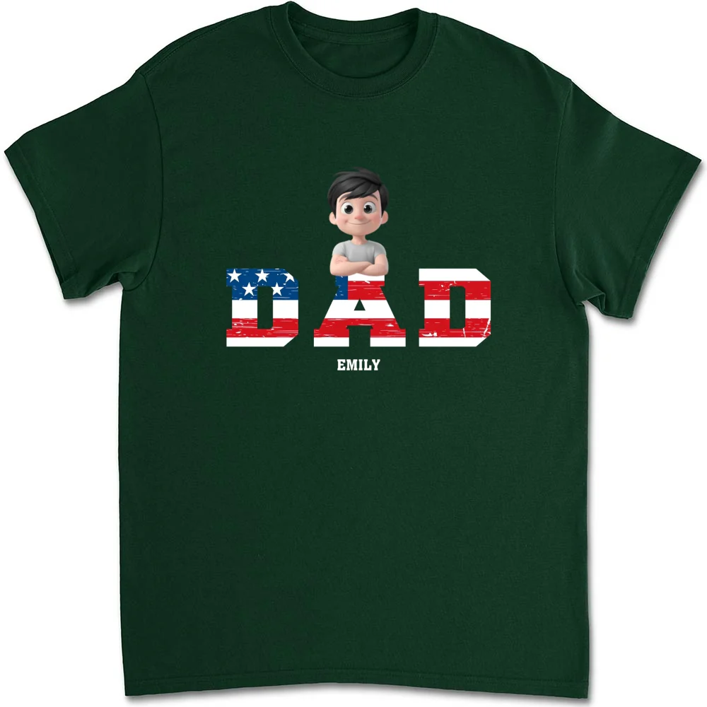 Papa Is The Best - Personalized Custom Shirt - Image 7
