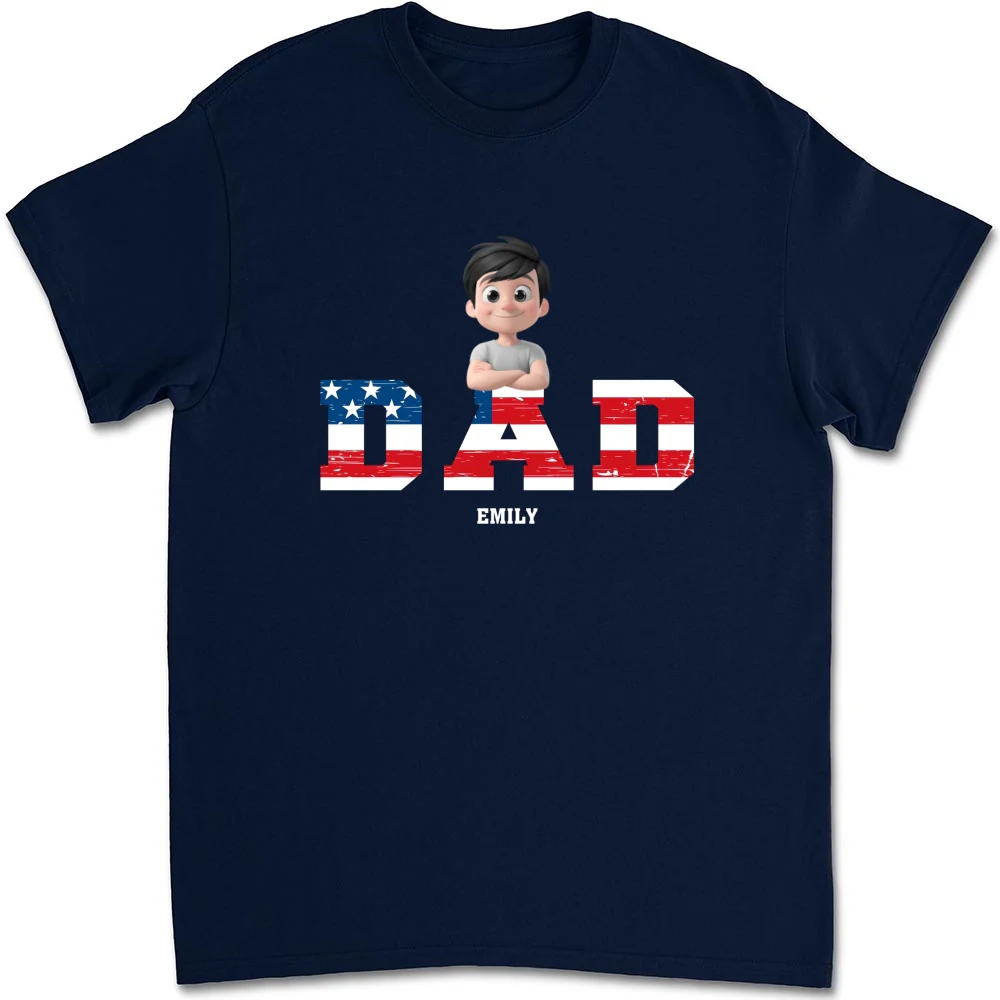 Papa Is The Best - Personalized Custom Shirt - Image 8