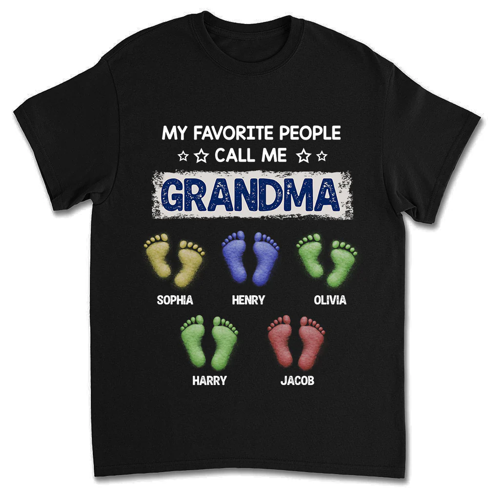 Papa Nana Belongs To - Personalized Custom Shirt