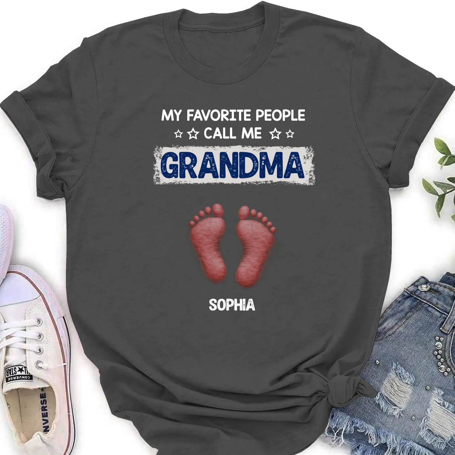 Papa Nana Belongs To - Personalized Custom Shirt - Image 14