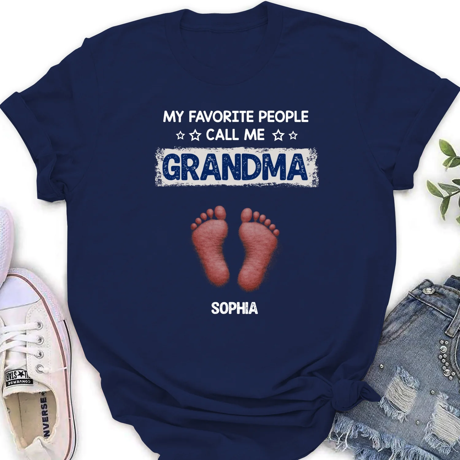 Papa Nana Belongs To - Personalized Custom Shirt - Image 15