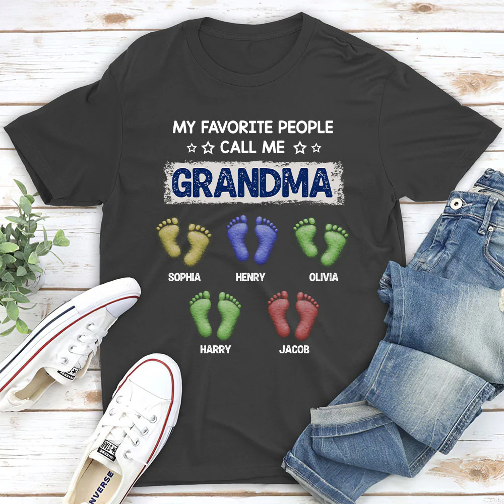Papa Nana Belongs To - Personalized Custom Shirt - Image 2