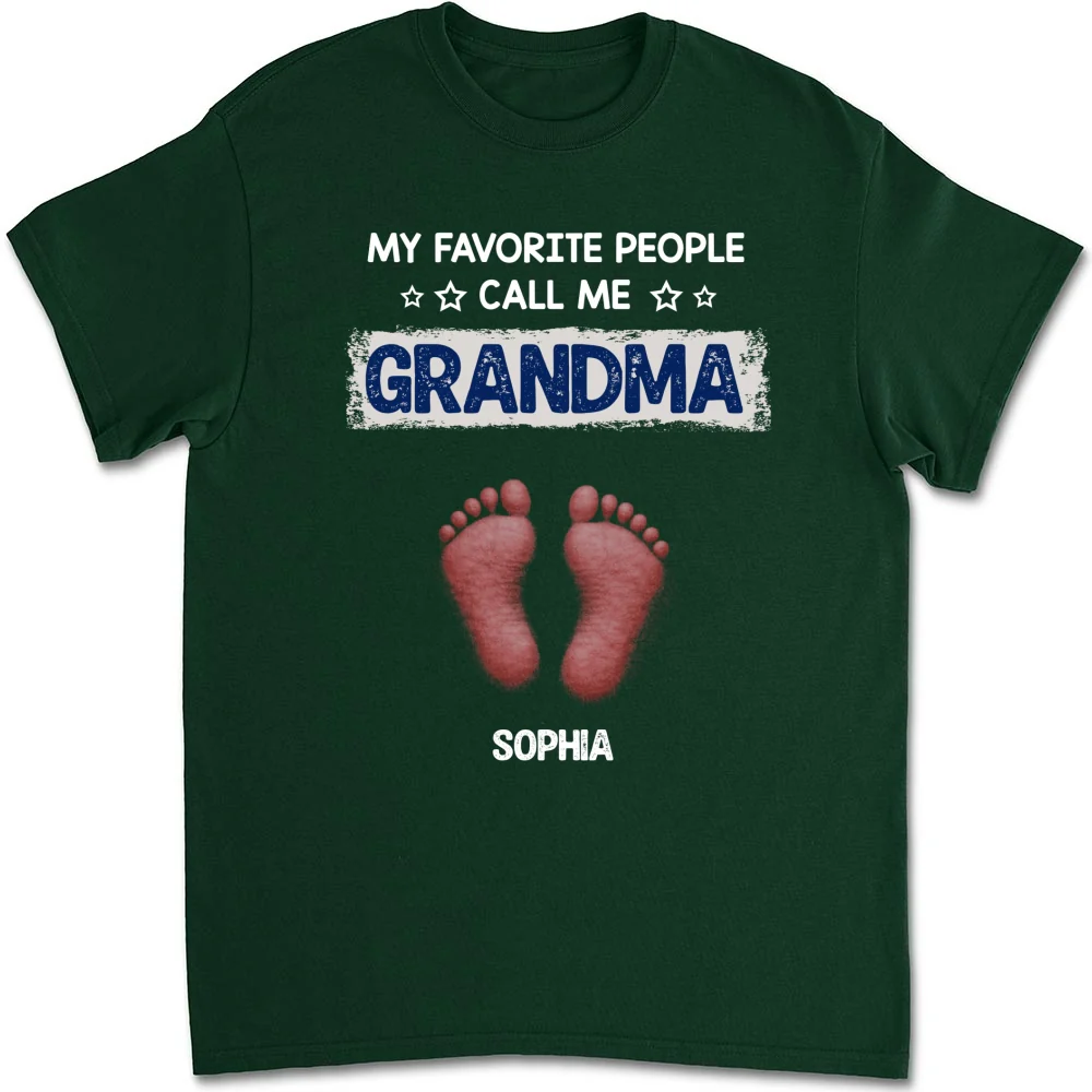 Papa Nana Belongs To - Personalized Custom Shirt - Image 8