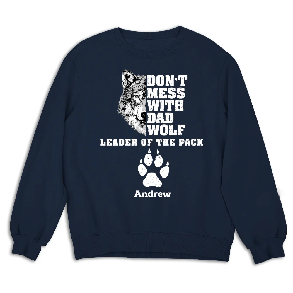 Papa Wolf - Personalized Custom Shirt - Image 15