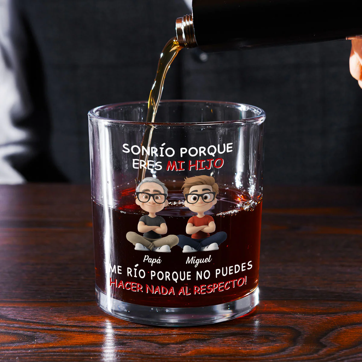 Para mi hijo – Vaso de whisky personalizado - Image 2