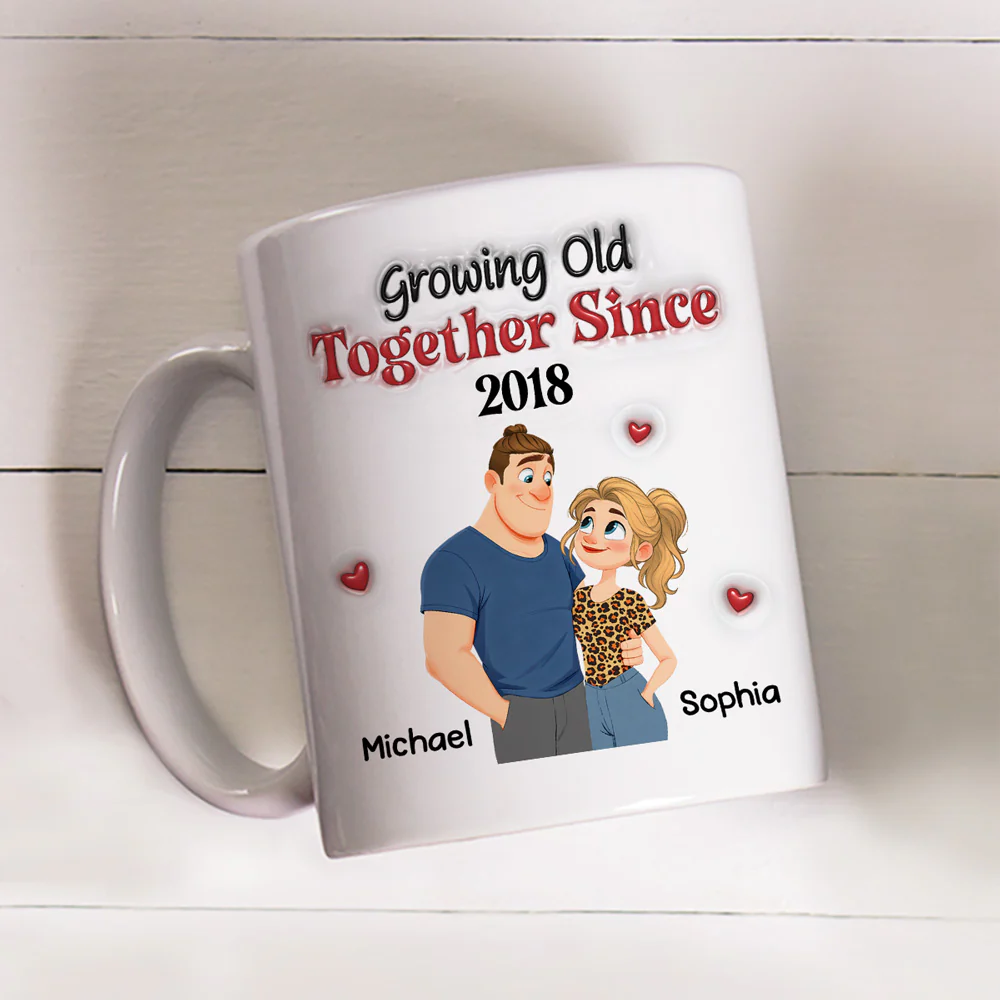 Partners In Annoyance - Personalized Custom 3D Inflated Effect Mug - Image 3