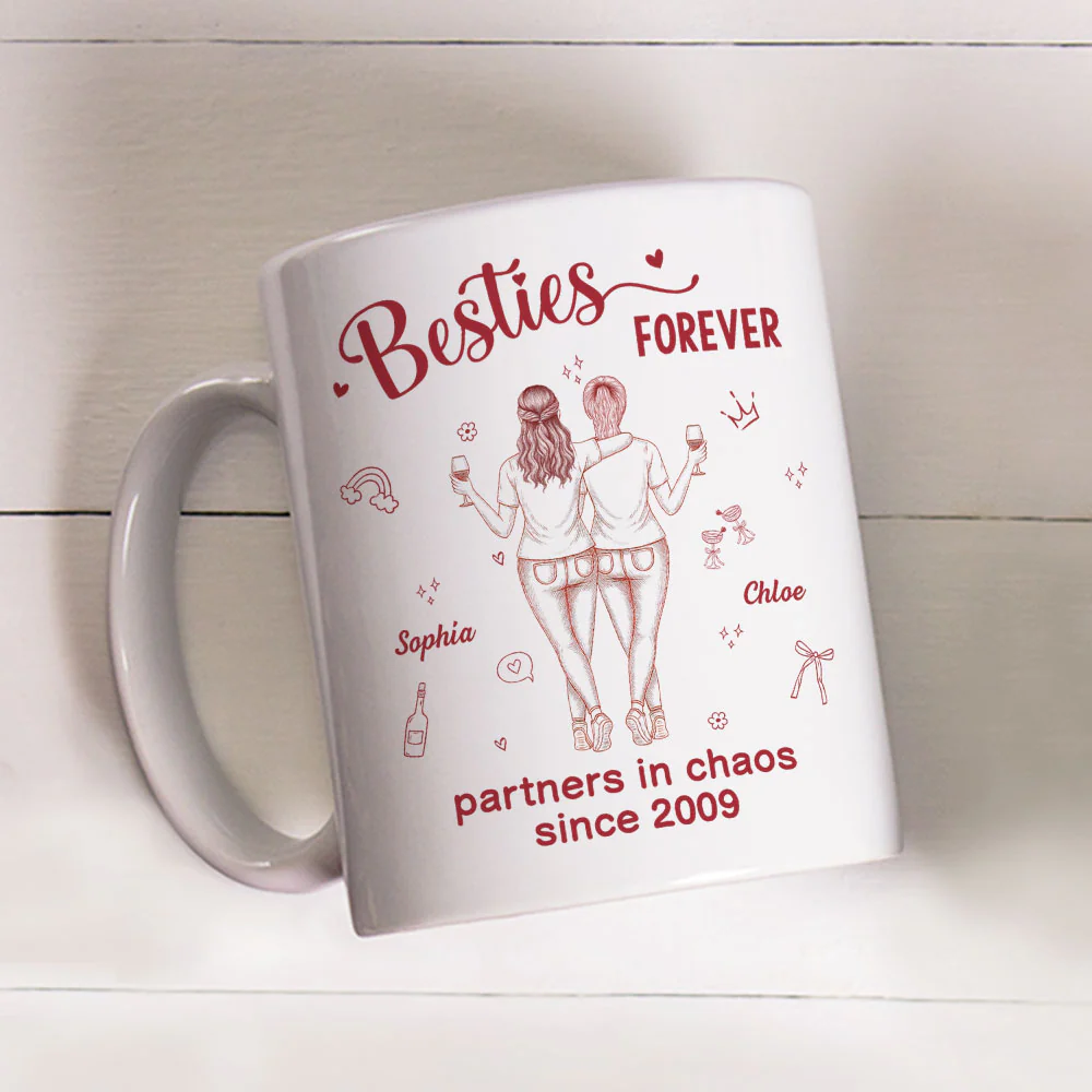 Partners In Chaos - Personalized Custom Coffee Mug - Image 3