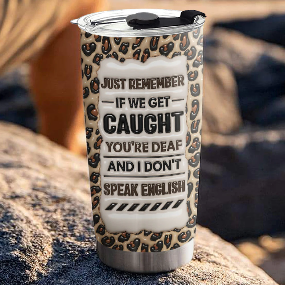 Partners In Crime - Personalized Custom 3D Inflated Effect Tumbler - Image 3