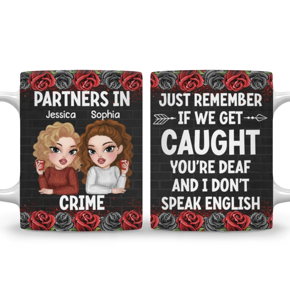 Partners In Crime  - Personalized Custom Coffee Mug - Image 7