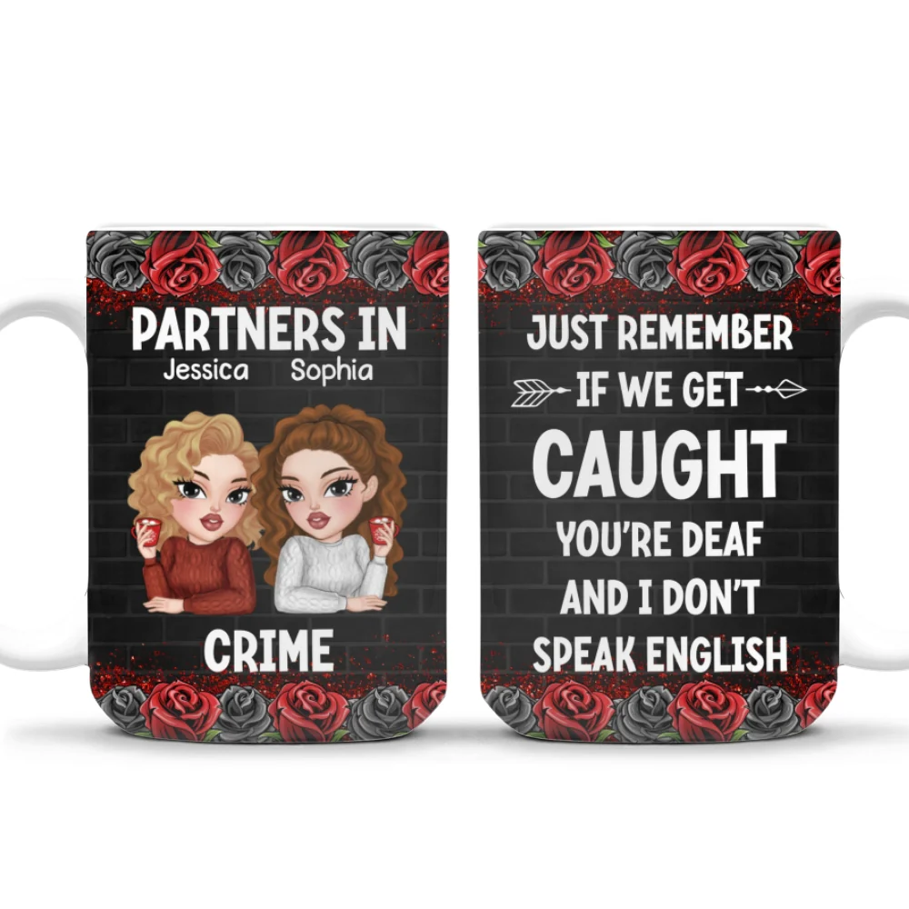 Partners In Crime  - Personalized Custom Coffee Mug - Image 8