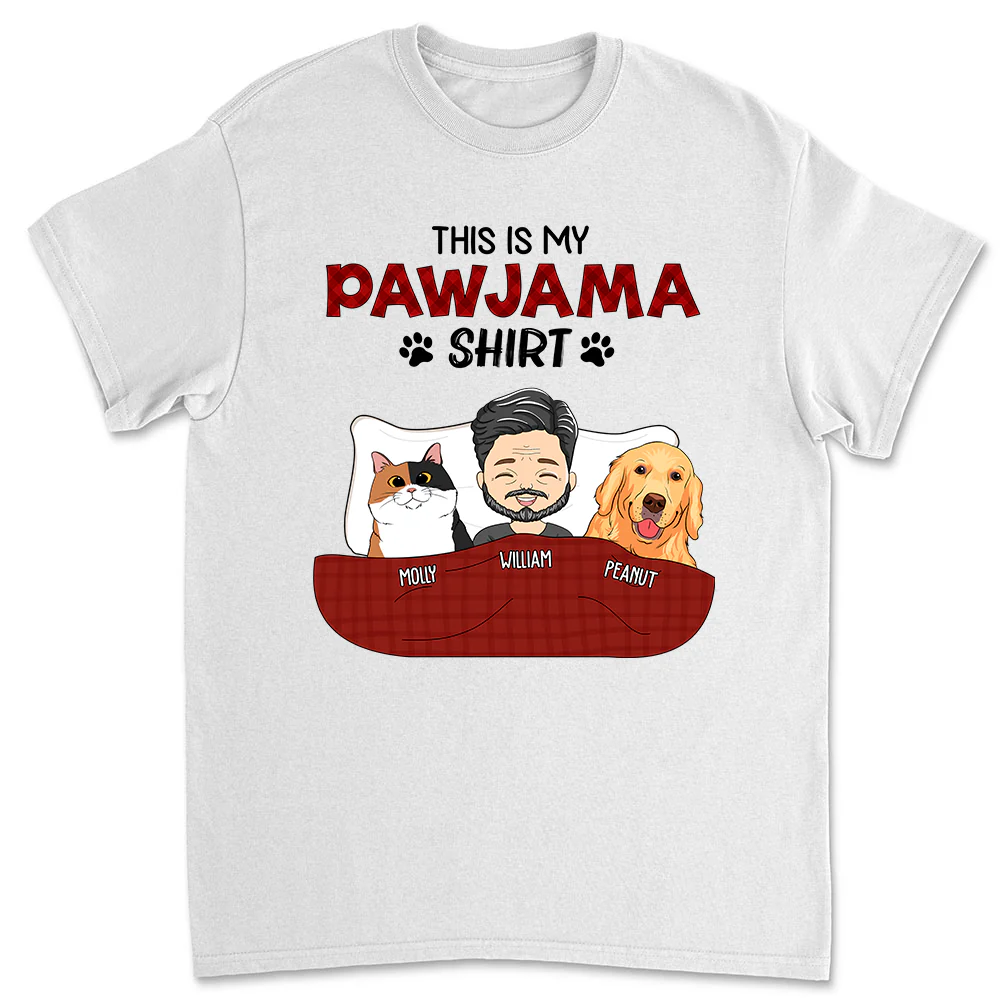 Pawjama Shirt - Personalized Custom Unisex T-shirt - Image 2