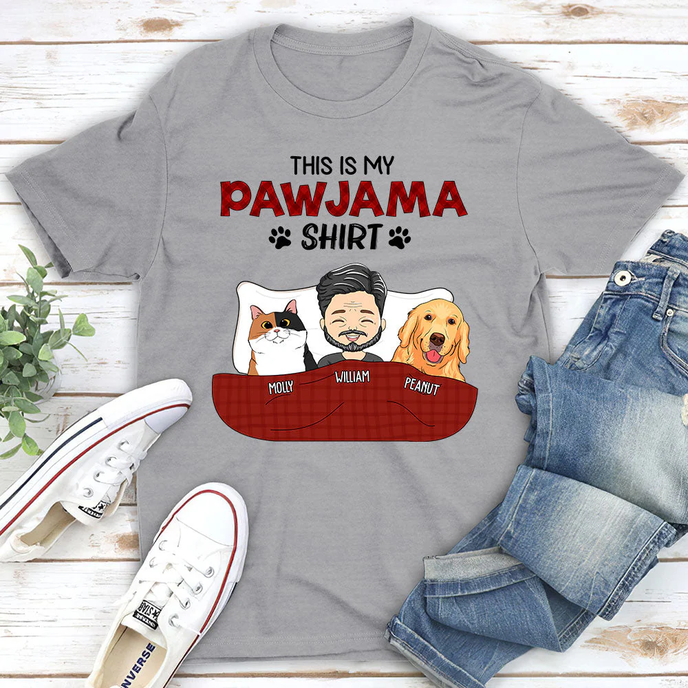Pawjama Shirt - Personalized Custom Unisex T-shirt - Image 5