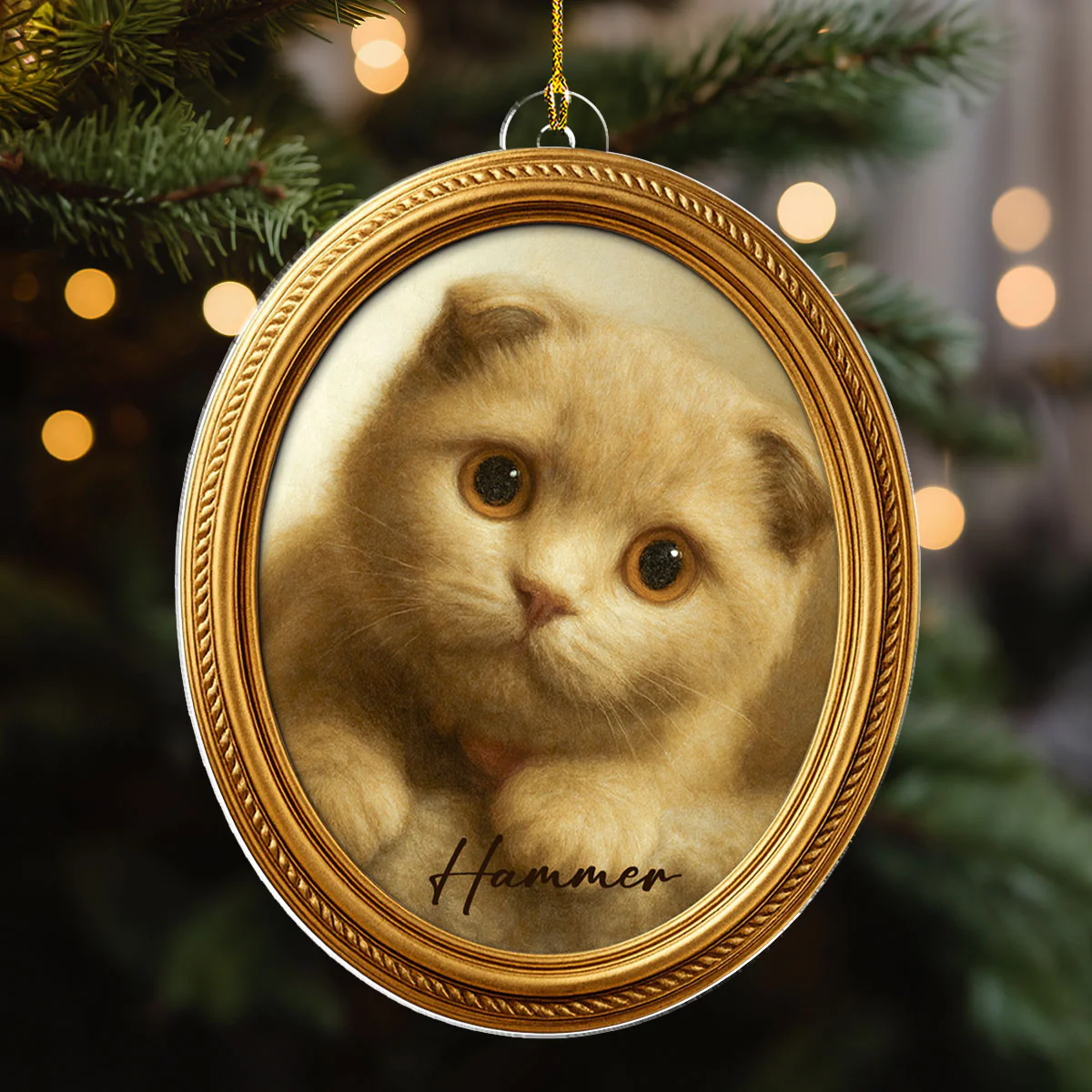 Paws In Heaven - Personalized Custom Acrylic Ornament - Image 5