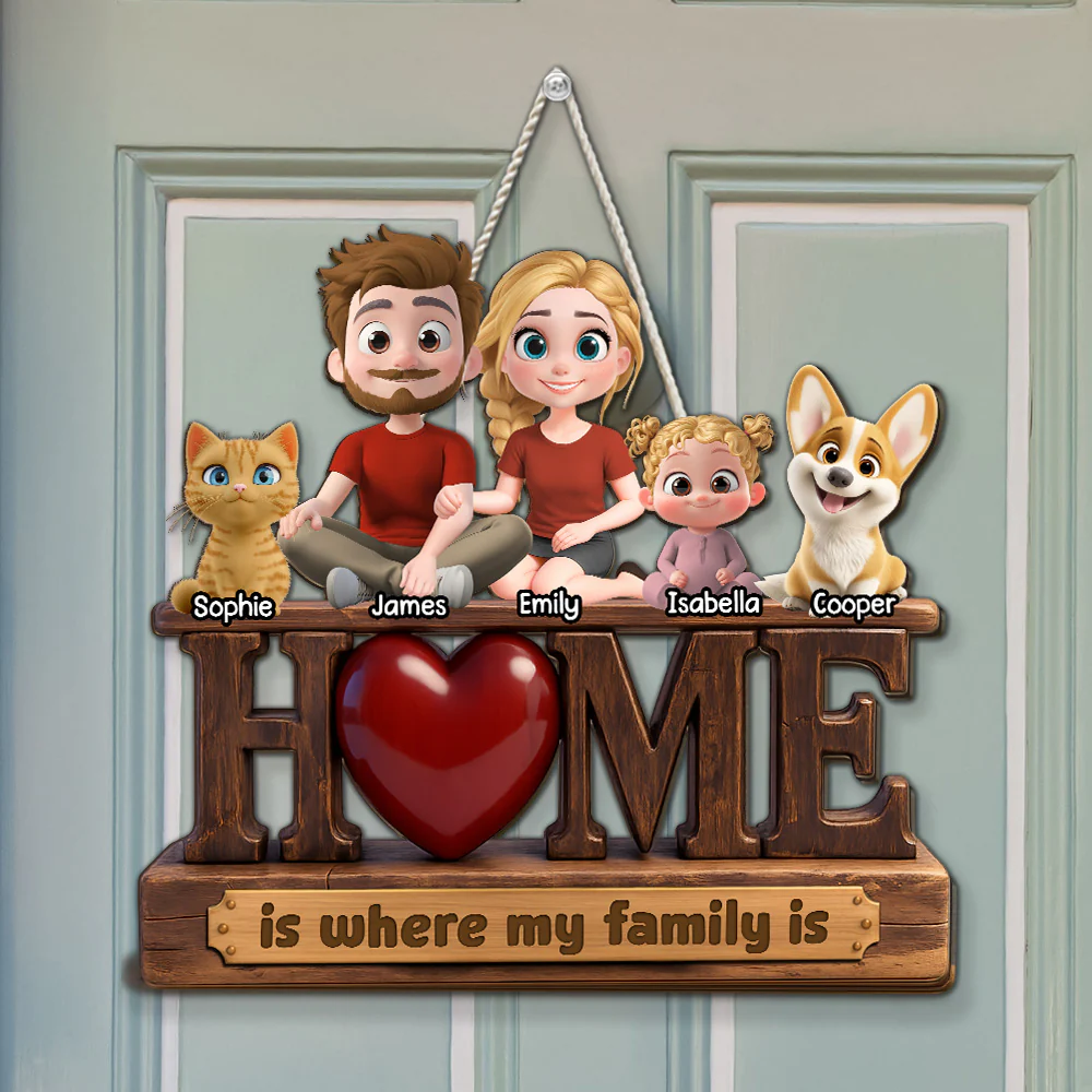 Paws Make It Home - Personalized Custom Wood Sign - Image 4