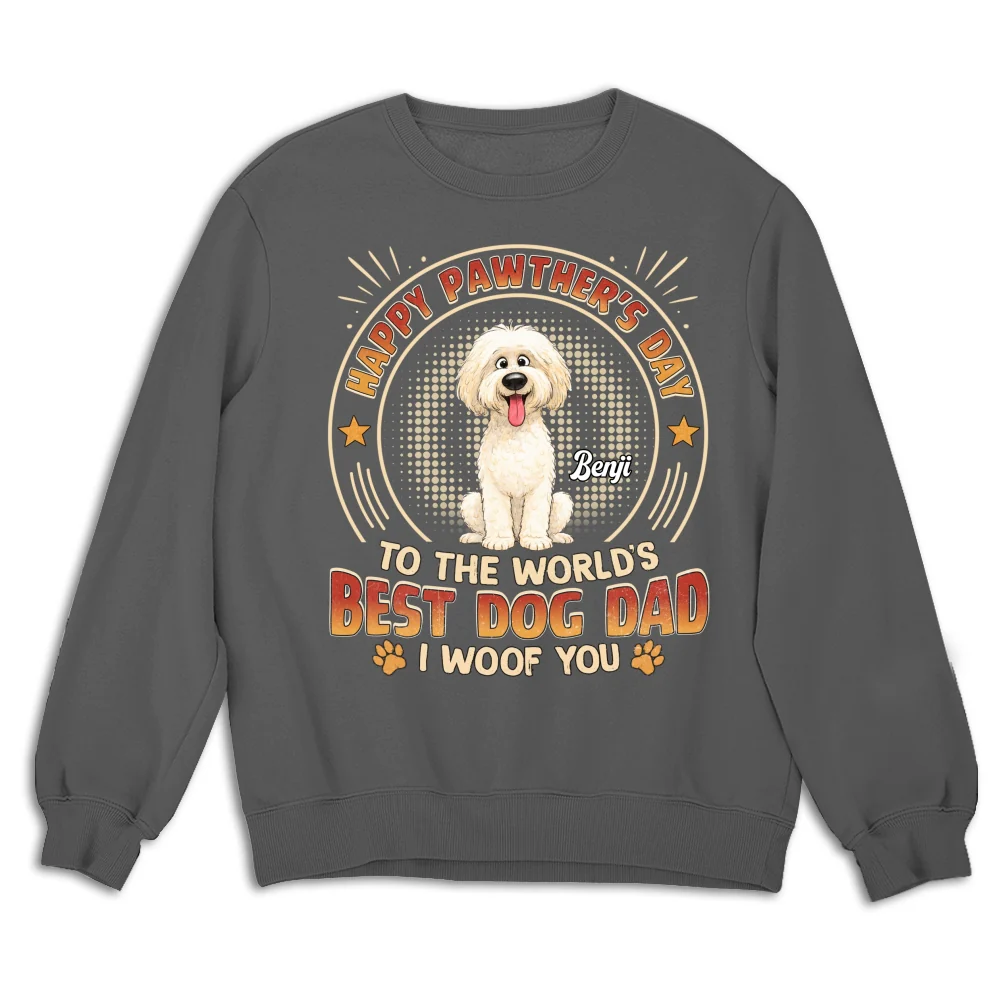 Pawther Day With Dog Dad - Personalized Custom Shirt - Image 12