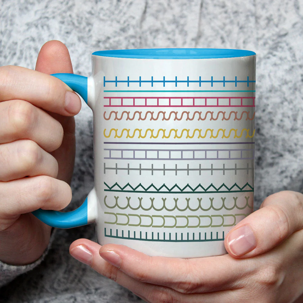 Peace Out The Drama Begins - Accent Mug - Image 3