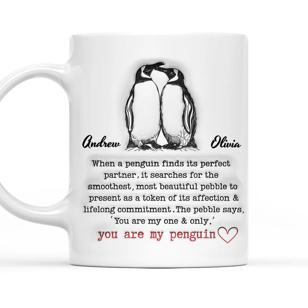 Pebble Of My Heart - Personalized Custom 3D Inflated Effect Mug