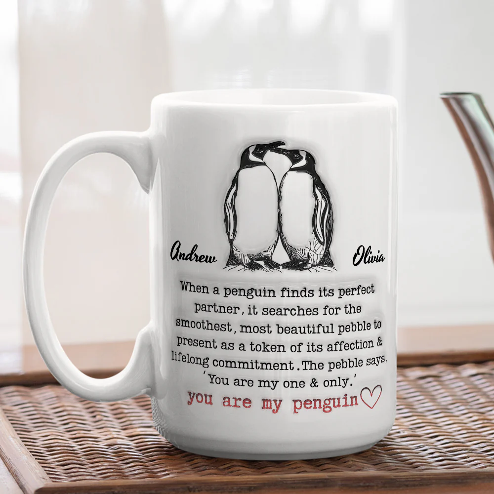 Pebble Of My Heart - Personalized Custom 3D Inflated Effect Mug - Image 5