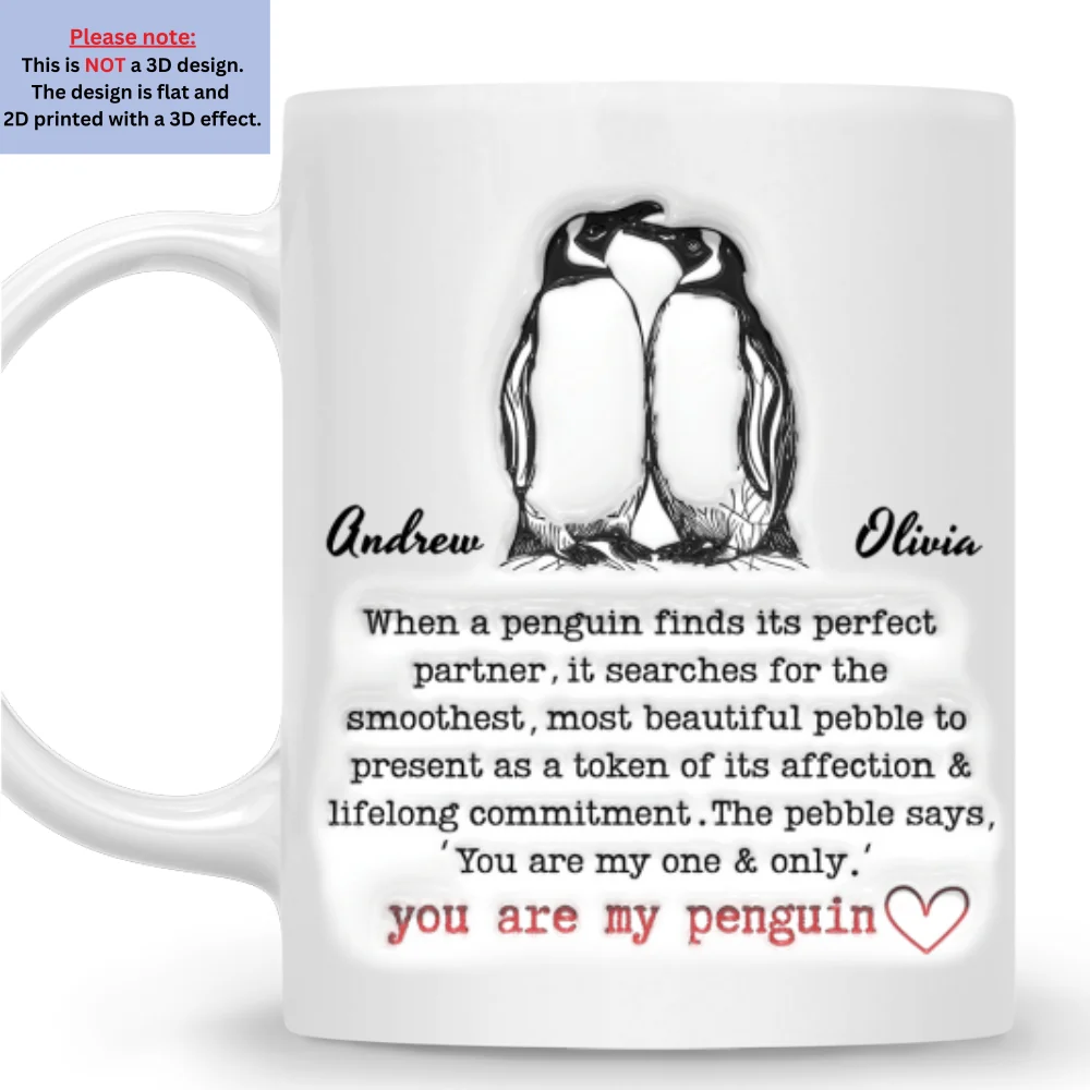 Pebble Of My Heart - Personalized Custom 3D Inflated Effect Mug - Image 8